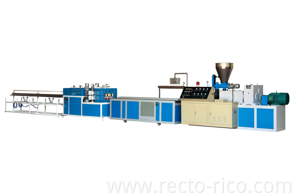 PVC Duct extrusion line